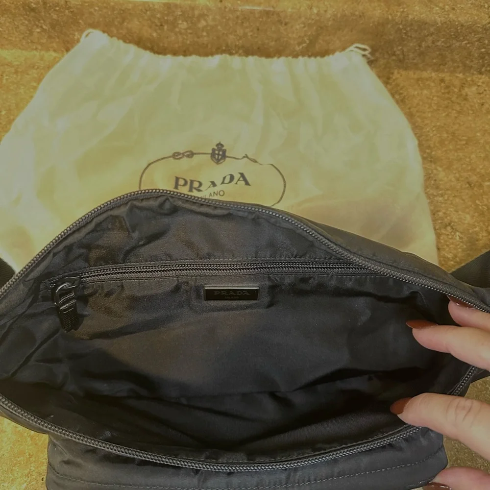 Prada Black Nylon Waist Bag - Picture 6 of 15